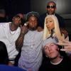Nicki Minaj está sempre ao lado de Lil Wayne