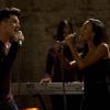 Santana (Naya Rivera) cantou com Adam Lambert em um dos últimos episódios de 'Glee' exibidos pela Fox