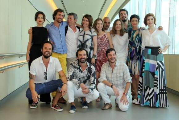 Paulinho Vilhena e elenco de 'A teia', nova série da Globo
