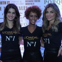 Grazi Massafera, Taís Araújo e Isabelli Fontana vão a evento da L'Oréal em SP