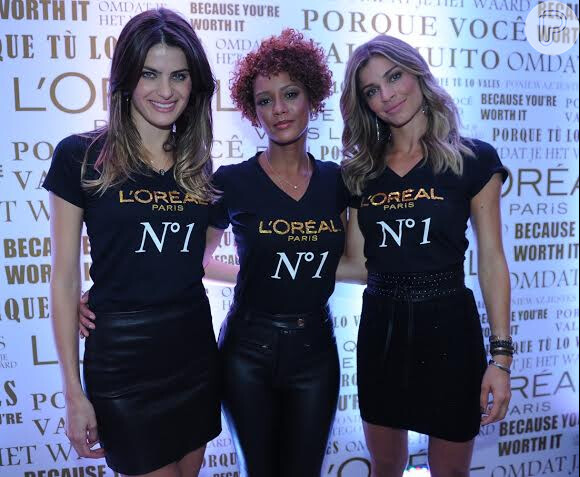 Isabelli Fontana, Taís Araújo e Grazi Massafera participam de convenção da L'Oréal em São Paulo
