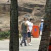 Joel Kinnaman, protagonista do filme 'Robocop', é visto passeando pelo Rio de Janeiro neste domingo, 16 de fevereiro de 2014