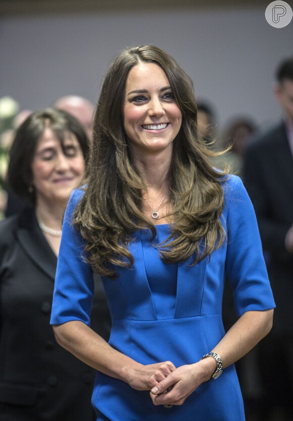 Kate Middleton está grávida de seu segundo filho com príncipe William