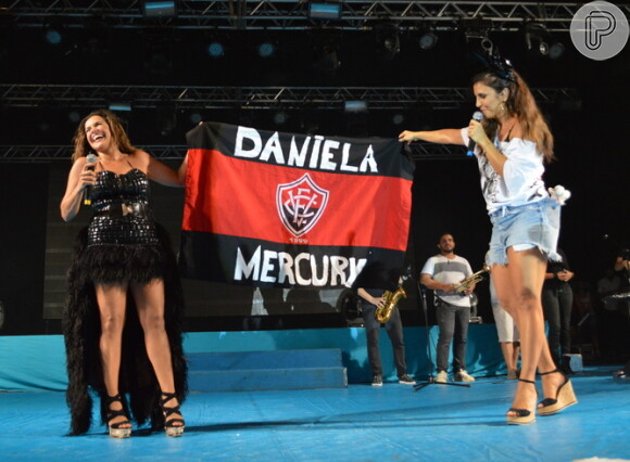 Vitória é o time de coração de Ivete Sangalo e Daniela Mercury