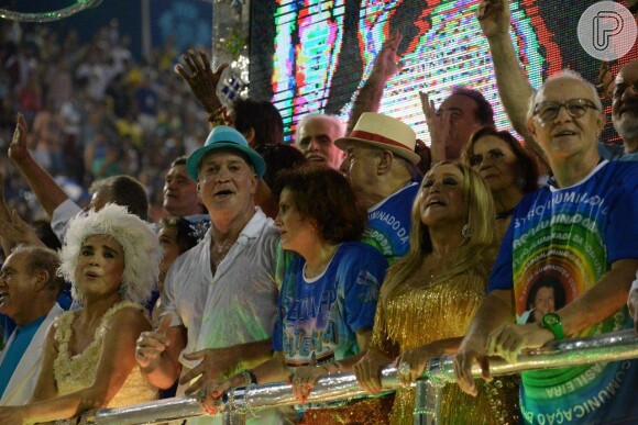 Desfile da Beija-Flor de Nilópolis na madrugada desta segunda-feira, 3 de março de 2014, na Marquês de Sapucaí, no Rio de Janeiro