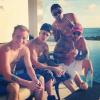 Justin Bieber comemorou o seu aniversário de 20 anos acompanhado por amigos rappers e familiares em um resort nas Bahamas