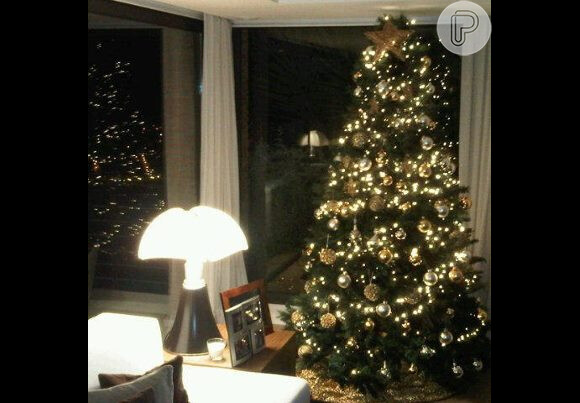 Shakira e Gerard Piqué publicam foto da decoração de Natal