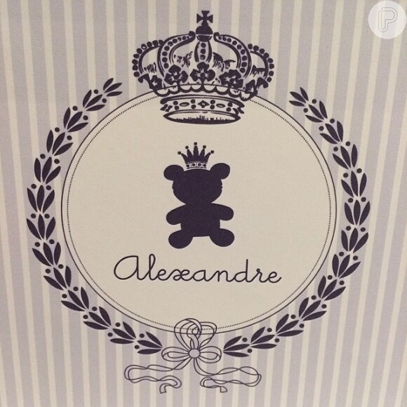 Alexandre nasceu nesta sexta-feira, 7 de março de 2014