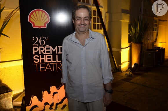 Daniel Dantas no prêmio Shell de Teatro no Rio de Janeiro, na noite desta terça-feira, 11 de março de 2014