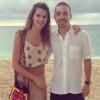Isabeli Fontana e Di Ferrero curtem viagem romântica no Caribe