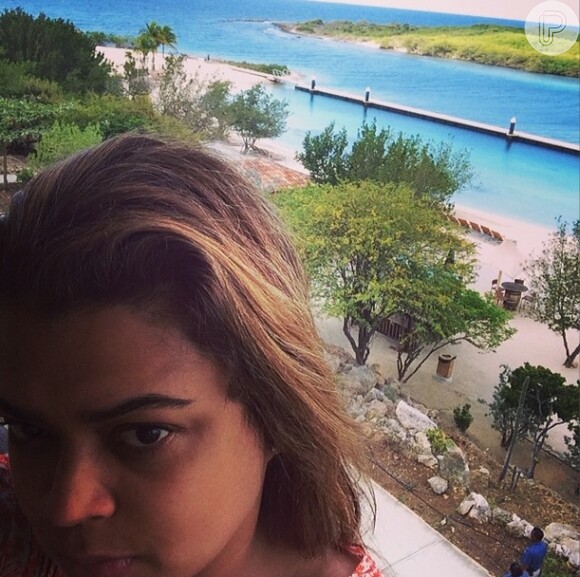 Preta Gil aproveita as férias no Caribe
