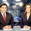 Carlos Nascimento é âncora do 'Jornal do SBT' e divide bancada com Karyn Bravo