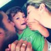 Luana Piovani e Pedro Scooby cobriram o filho, Dom, de beijos no seu aniversário de 2 anos