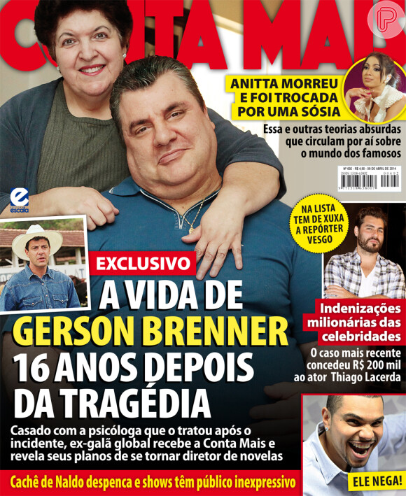 Gerson Brenner é capa da revista 'Conta Mais' desta quarta-feira, 2 de abril de 2014