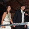 Ronaldo e a namorada Paula Morais foram padrinhos do casamento de Maíz Oliveira e Tato Navega, na Igreja São Francisco de Paula, no Largo de São Francisco, no Centro do Rio de Janeiro