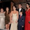 Glória Pires e Orlando Moraes foram ao casamento com toda família