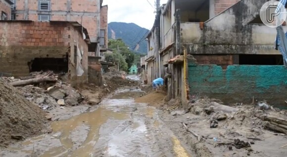 Zeca mostra como a cidade ficou após a enchente do começo do mês