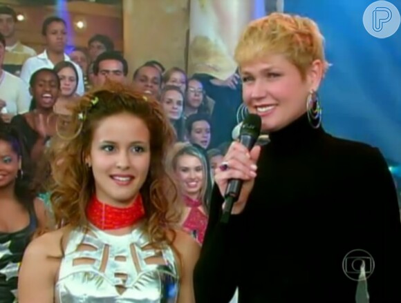 Convidada da tarde desta terça-feira, 15 de abril de 2014, do 'Vídeo Show', Fernanda de Freitas lembrou o início de sua carreira, como assistente de palco de Xuxa