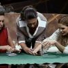 Na última prova, Alexia Dechamps construiu um castelo de cartas com Ana Moser e Beth Szafir