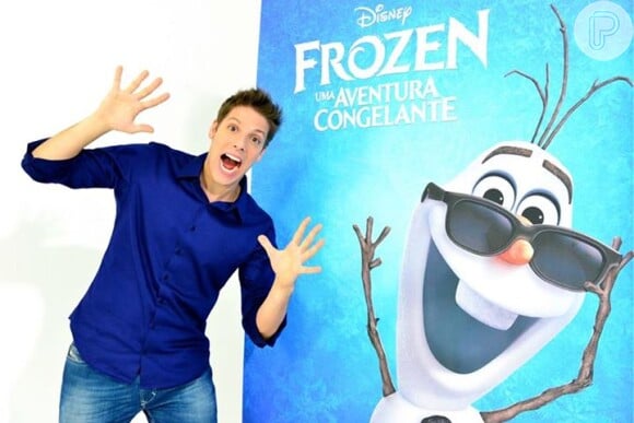 Fábio Porchat emprestou a voz para dublar personagem do filme Frozen