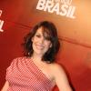 Carolina Ferraz arrasou na festa de lançamento da novela 'Avenida Brasil', em março de 2012