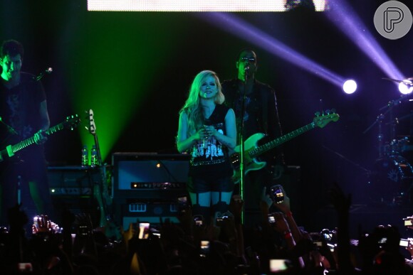 Essa foi a terceira apresentação de Avril Lavigne no Rio de Janeiro
