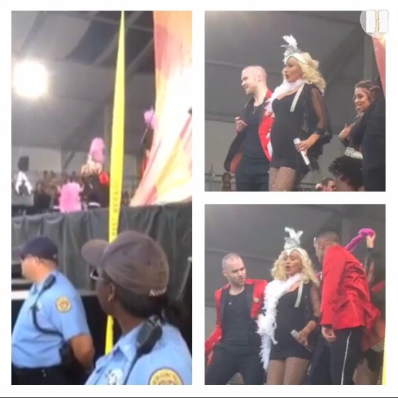 Christina Aguilera empolgou o público presente no festival
