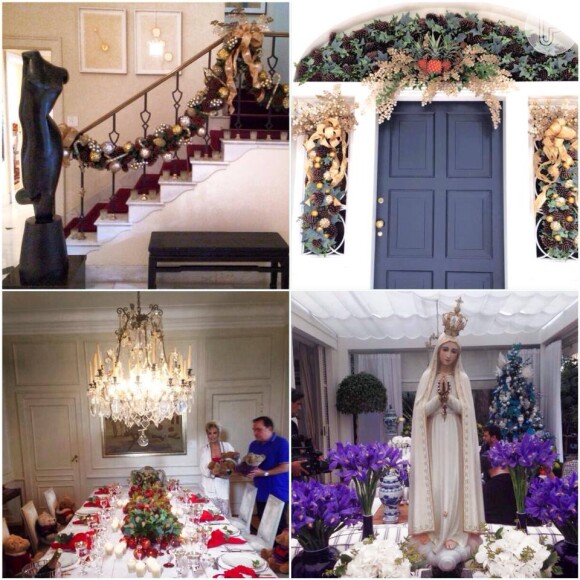 No final de 2013, Ana Maria Braga mostrou como ficou a decoração natalina de sua casa em São Paulo, onde passou a festa cristã ao lado de sua família