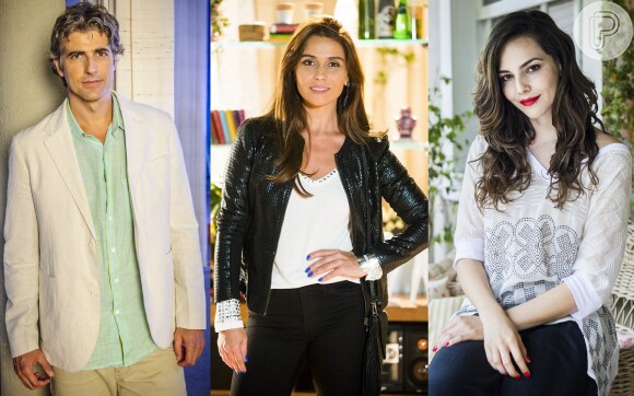 Manoel Carlos diz que Clara (Giovanna Antonelli) pode ficar com Cadu (Reynaldo Gianecchini) e Marina (Tainá Müller) em vez de ter de escolher um dos dois, na novela 'Em Familia', em maio de 2014