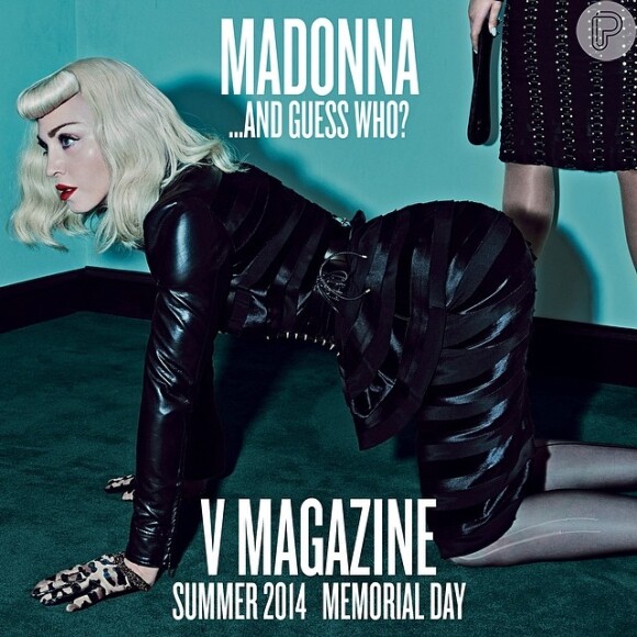 Madonna também publicou uma foto em que surge sexy nesta segunda-feira, 19 de maio de 2014