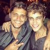 Rodrigo Simas e o ator Ronny Kriwat, de 'Em Família', prestigiam festa de aniversário de Giovanna Lancellotti no Rio