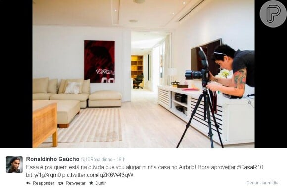 Como duvidaram do anúncio, Ronaldinho Gaúcho confirmou a informação no Twitter