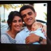 Felipe Simas é papai de Joaquim, de 1 mês, fruto de seu relacionamento com Mariana Uhlmann