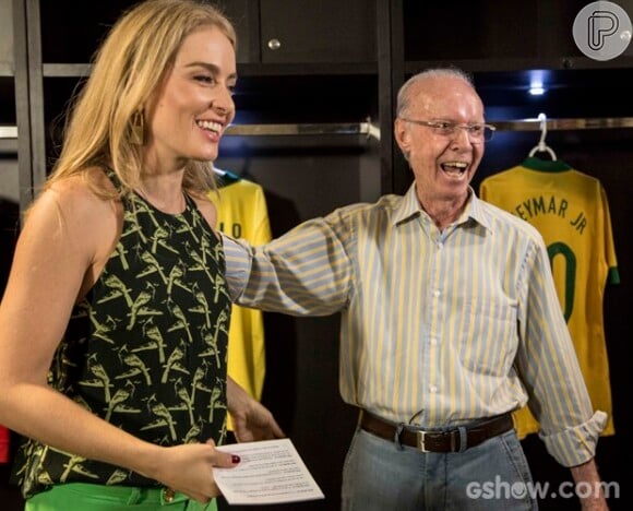 Mário Zagallo, de 82 anos, falou em entrevista para a apresentadora Angélica, que torce pelo hexa e que Neymar é a nova promessa do futebol