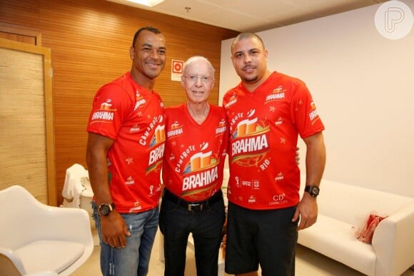 Mário Zagallo foi à um evento recentemente com Ronaldo e Cafú