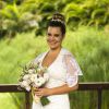 Com casamento marcado para o ano que vem, Fernanda Souza se veste de noiva em 'Malhação'