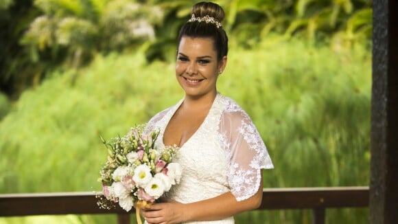 Prestes a casar com Thiaguinho, Fernanda Souza se veste de noiva em 'Malhação'