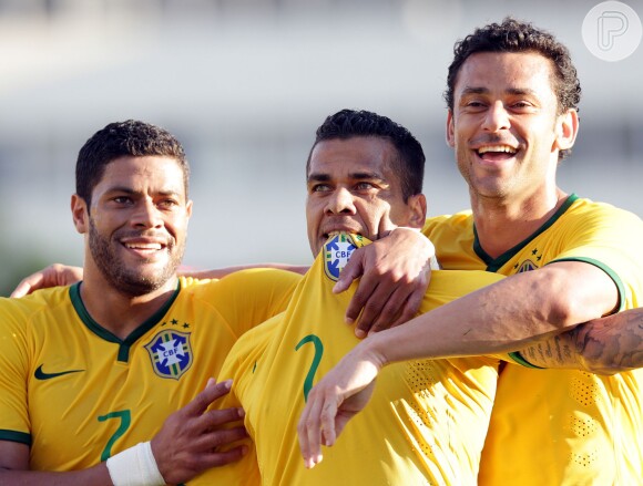 Daniel Alves foi o responsável pelo segundo gol da Seleção