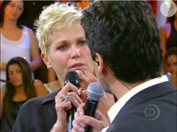 Xuxa recebe Junno Andrade em seu atual programa na TV Globo, o 'TV Xuxa', em 2013