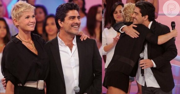 Xuxa vive um bom momento na vida pessoal e comemora o romance com Junno Andrade