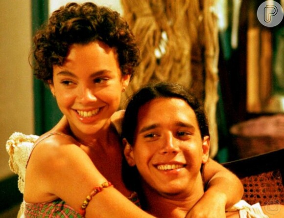 Carla Marins e Márcio Garcia eram namorados na novela 'Tropicaliente', exibida em 1994