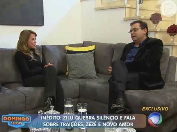 Em entrevista no 'Domingo Show', da Record', Zilu Camargo disse que não pensou que fosse se separar de Zezé Di Camargo: ''Eu me casei pensando que era pra sempre'