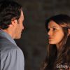 Luiza (Bruna Marquezine) percebe que Laerte (Gabriel Braga Nunes) tem algo a ver com o acidente de André (Bruno Gissoni) e o confronta, na novela 'Em Família'