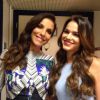 Bruna Marquezine posa com Ivete Sangalo nos bastidores do 'SuperStar': 'Princesa linda'