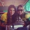 Bruna Marquezine almoça em restaurante de Fortaleza antes de assistir ao jogo da Seleção Brasileira contra a Colômbia (4 de julho de 2014)
