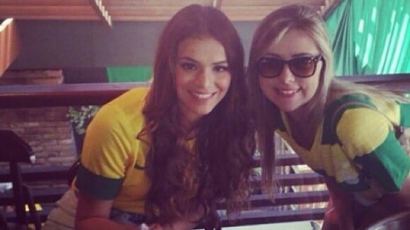 Bruna Marquezine almoça em Fortaleza antes de torcer por Neymar em jogo