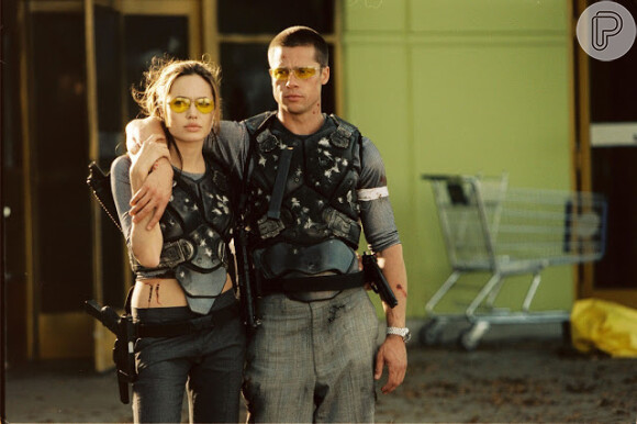 Angelina Jolie e Brad Pitt atuarão juntos com 'Sr. e Sra. Smith' em 2005