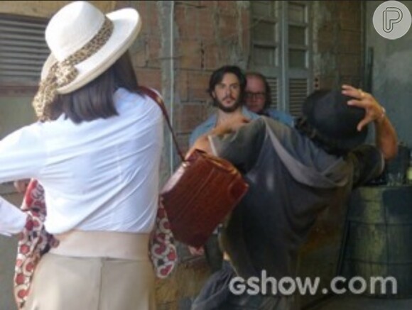 Dorothy (Luís Miranda) e Herval (Ricardo Tozzi) salvam Brian (Lázaro Ramos) das garras de Cidão (André Gonçalves), em 'Geração Brasil'