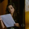André (Bruno Gissoni) pede que Bárbara (Polliana Aleixo) vá com ele até a casa de Branca (Ângela Vieira)