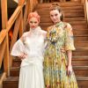 Leveza fashion! Camila Queiroz e Laura Neiva usam looks fluidos em evento nesta quinta-feira, dia 14 de junho de 2018